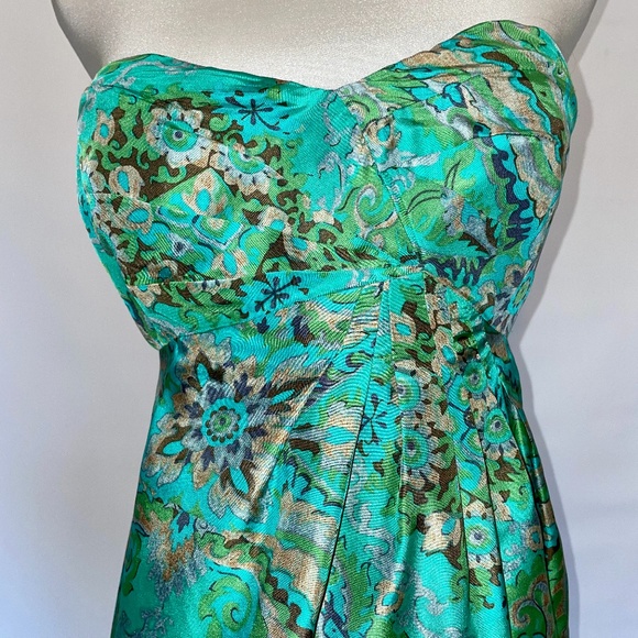 J. Crew Strapless Green Dress - Picture 5 of 13